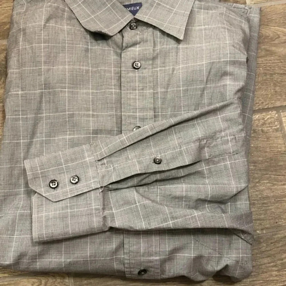 Daniel Cremieux long sleeve button front Shirt men's large preppy business - Picture 5 of 6